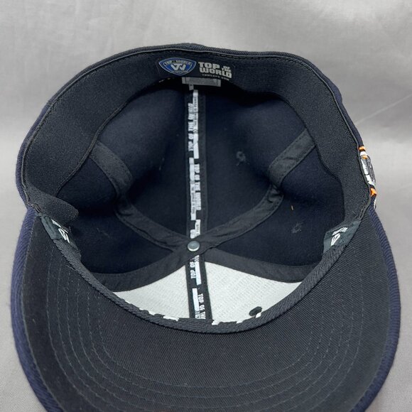 TOW Tennessee Volunteers NCAA One Fit Hat Navy Football Stretch Baseball Mens - Picture 13 of 15